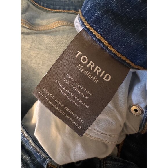 Torrid Maxi Denim Slit Front Skirt size 22 - Picture 5 of 5